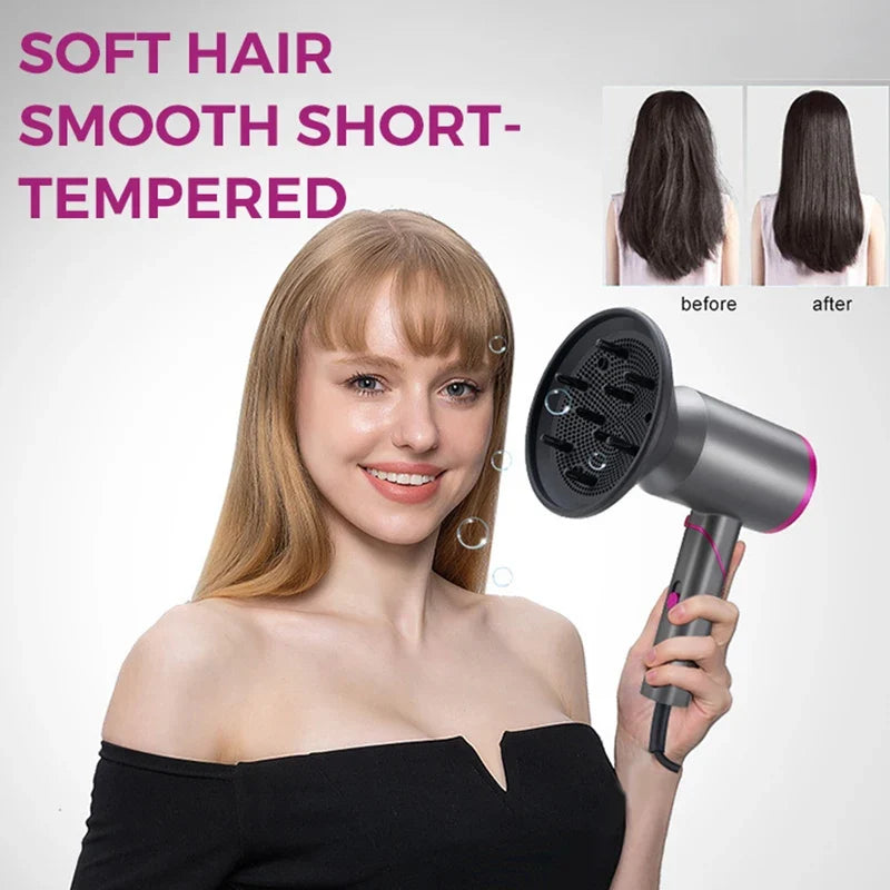 Ionic Travel Hair Dryer 1200W Foldable – 3-Speed Styler