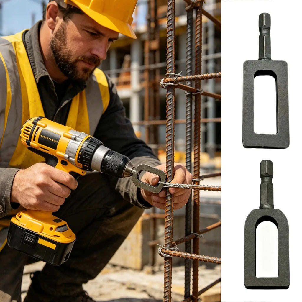 Wire Twister Drill Bit – Hex Cable Tying Tool for Fencing