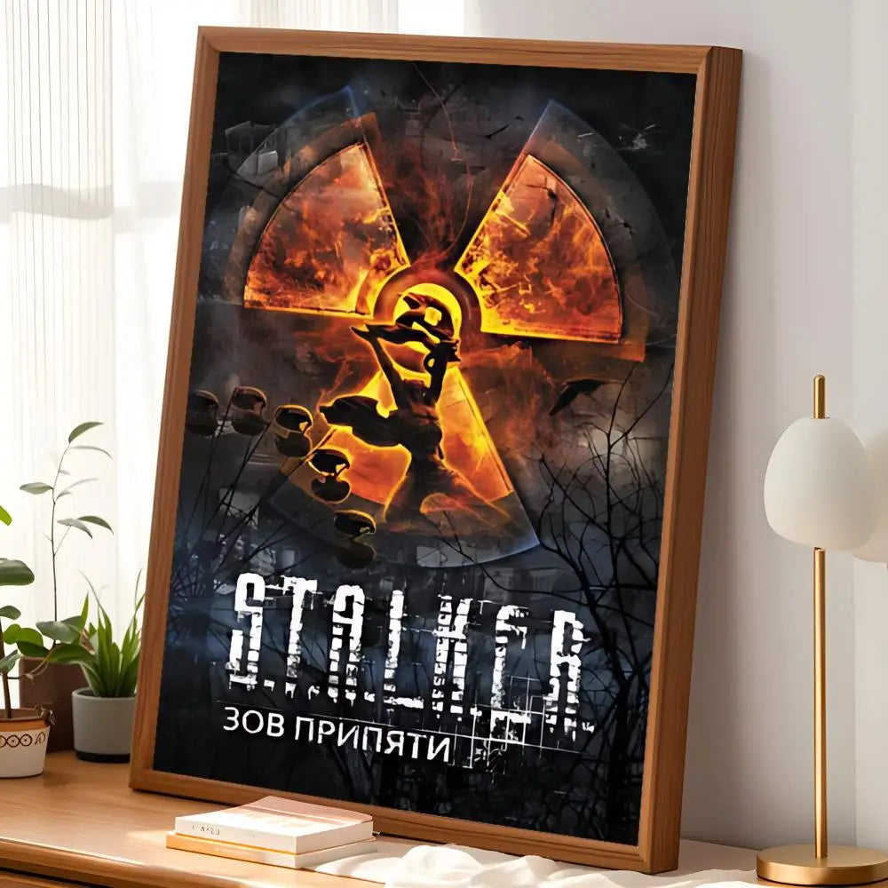 S.T.A.L.K.E.R Game Wall Art Poster – Self-Stick HD Waterproof