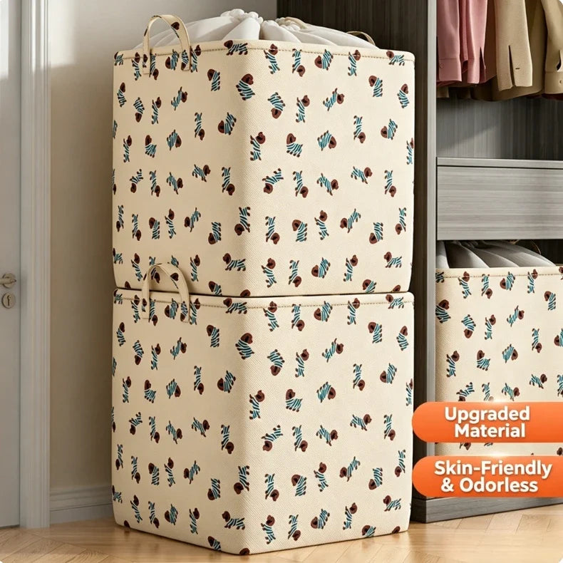 Extra Large Upgraded Capacity Storage Bag Drawstring Dustproof Quilt