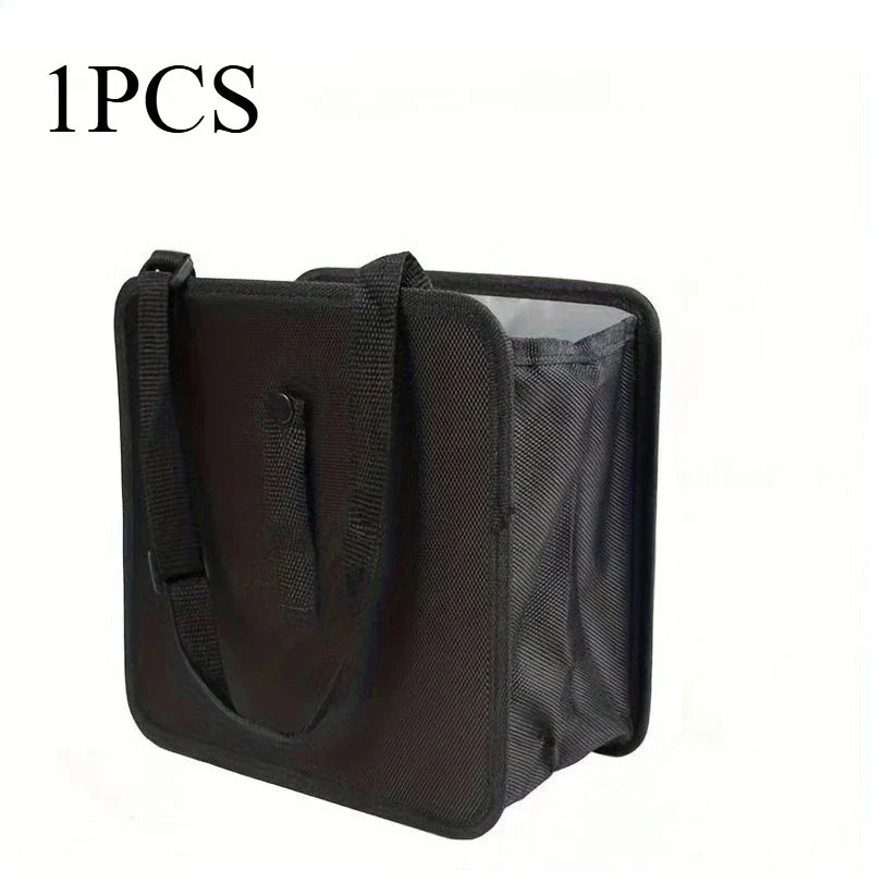Car Trash Can – Folding Hanging Oxford Storage Bag with Zipper