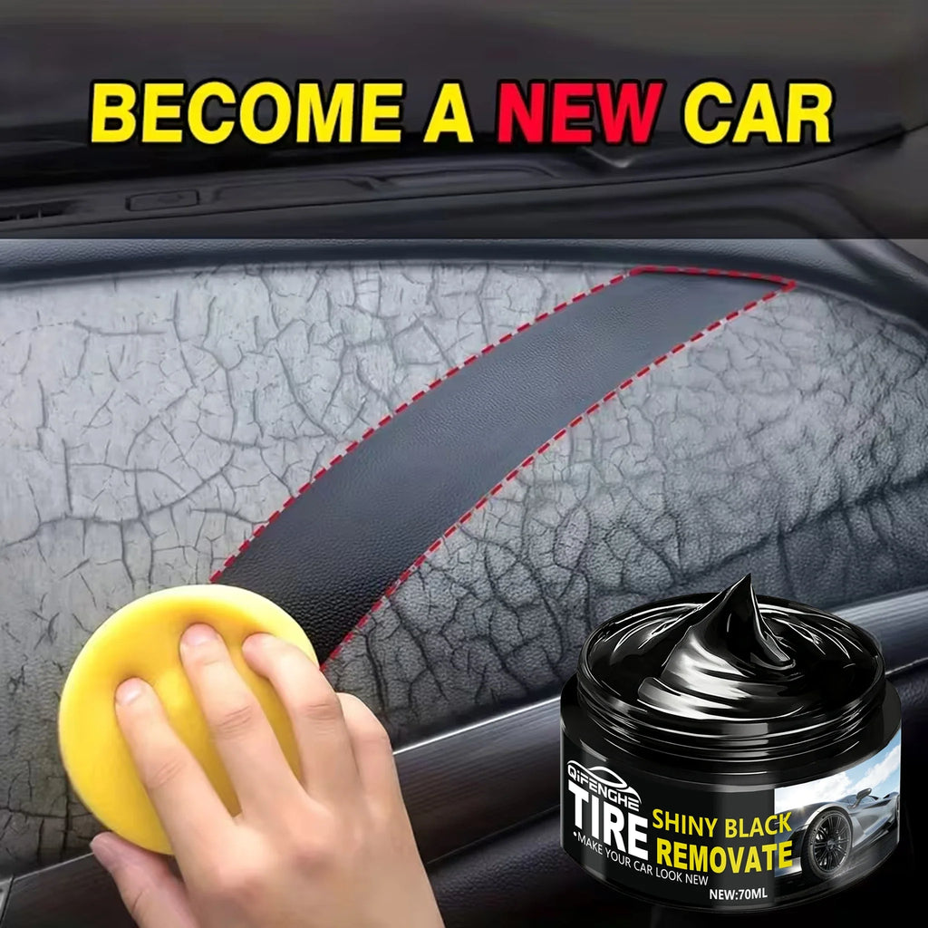 Tire Polish & Plastic Protector Paste – Car, Bike & Moto