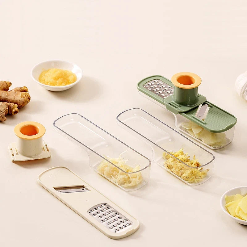 3-in-1 Mini Garlic Chopper Press Grinder | Kitchen Food Processor