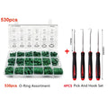 O-rings Nitrile Rubber Oring Assortment 4 Hook Various Car Auto