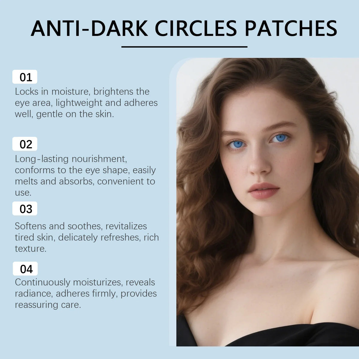 Hyaluronic Acid Under Eye Patches – Brighten & Hydrate