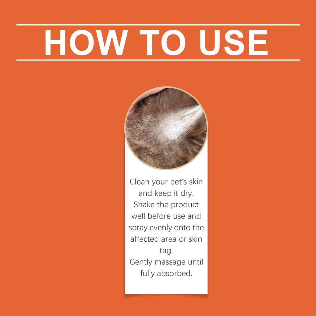 YEGBONG Pet Skin Soothing Spray – Itch Relief Dogs & Cats