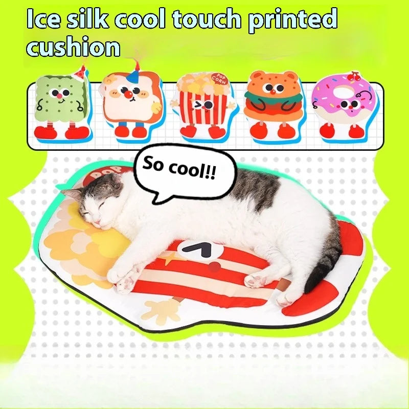 Pet Ice Pad Summer Cat Cooling Cool Silk Dog Kennel Waterproof Mat