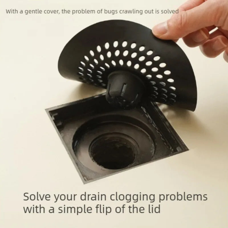 Silicone Floor Drain Cover & Sink Hair Catcher Filter