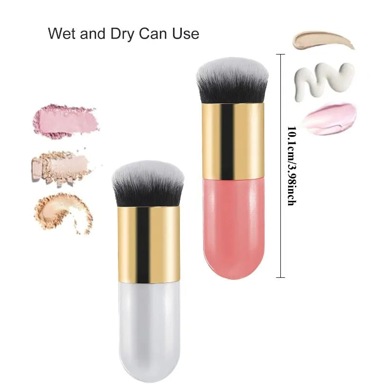 Chubby Kabuki Makeup Brush – Foundation, Powder & Blush