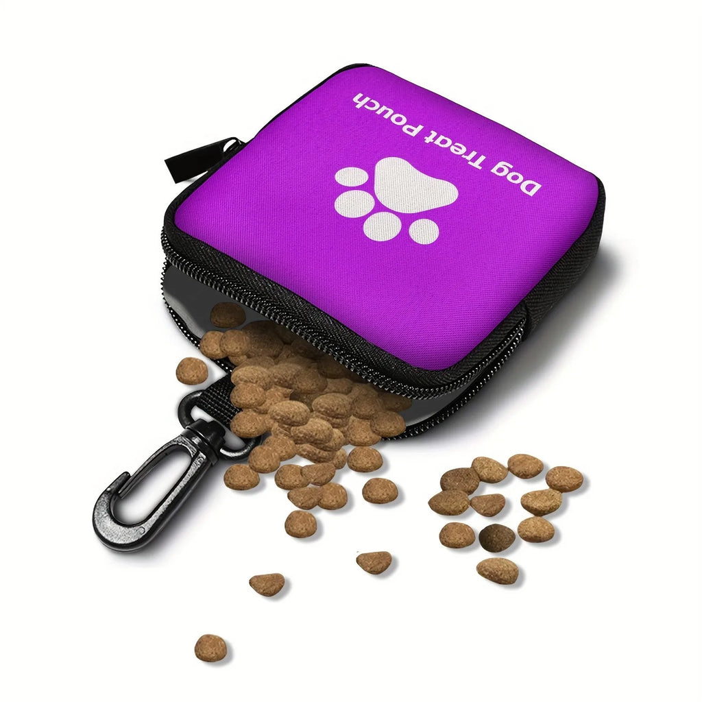Dog Training Treat Bag – Portable Zippered Spill-Proof Pouch