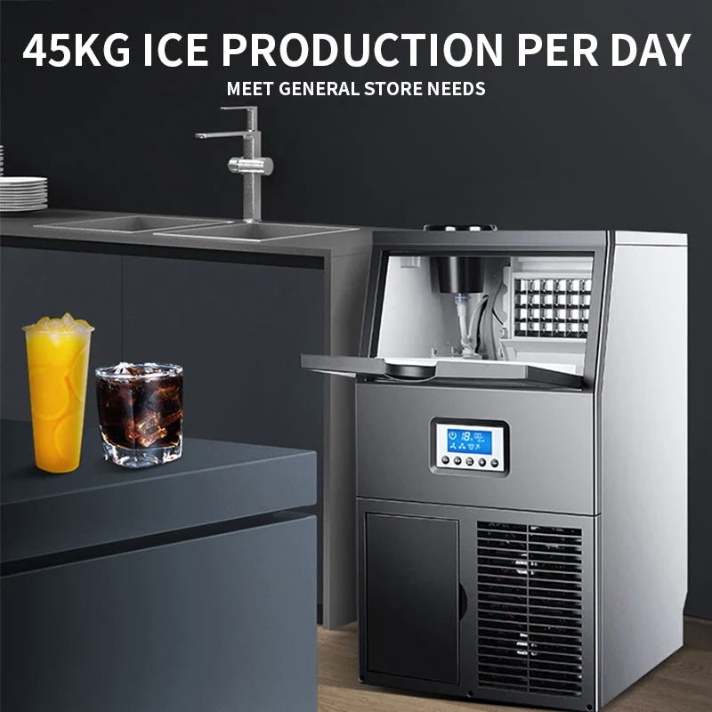 45kg/Day Commercial Ice Maker & Crusher Machine ZBS-30