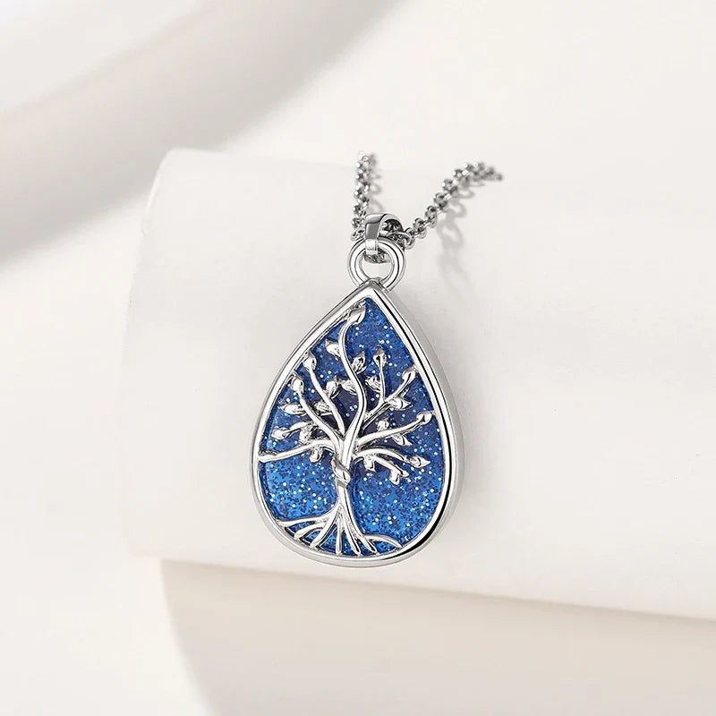 Huitan Tree of Life Pendant Necklace | Bohemian Women's Jewelry