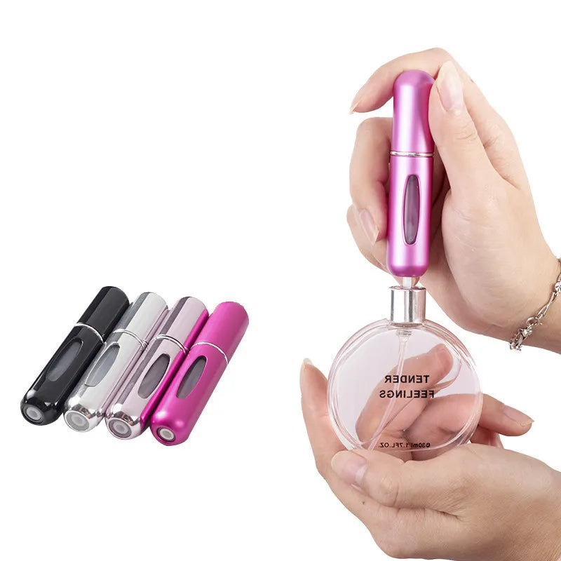 Mini Refillable Perfume Atomizer Bottles 5ml – 5 or 10 Pack