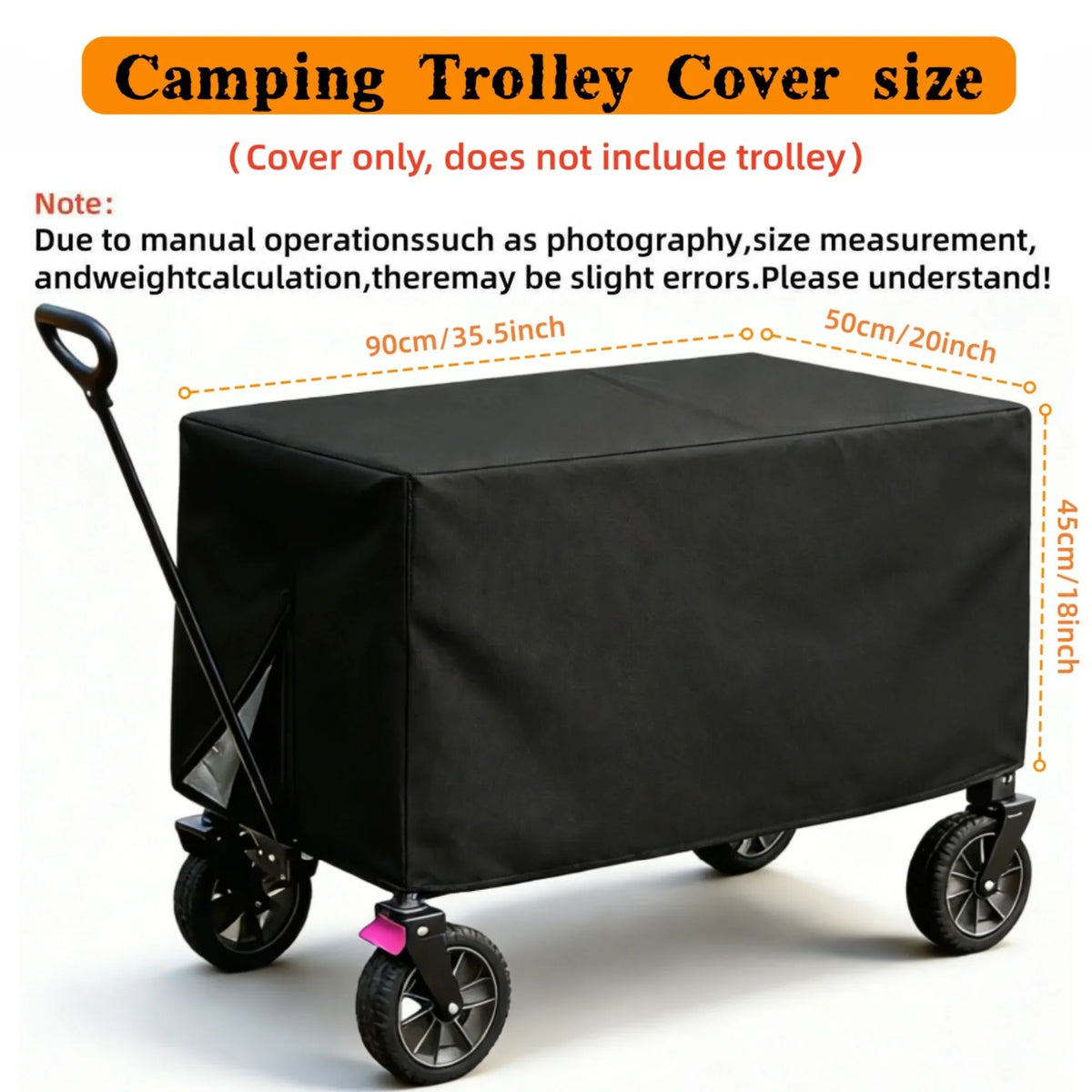 Multi-purpose Folding Trolley Cover Suitable Most Outdoor Trolleys