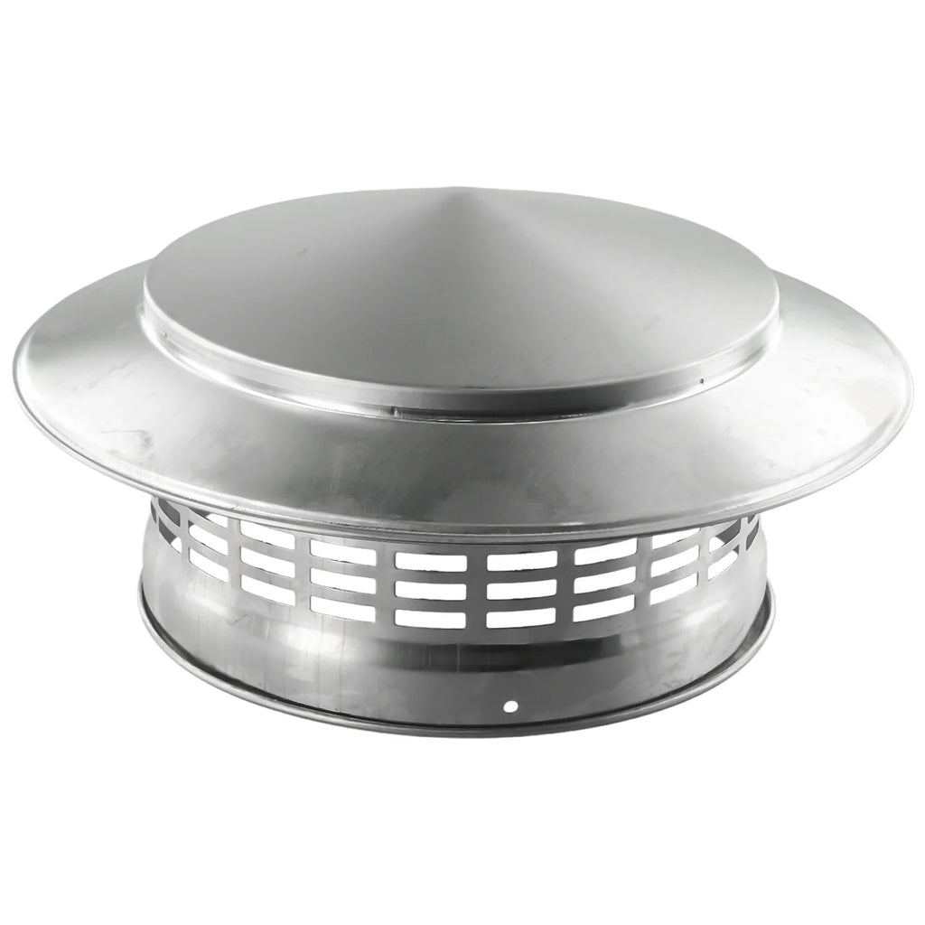 Stainless Steel Chimney Cap 75mm & 200mm – Exhaust Vent Hood