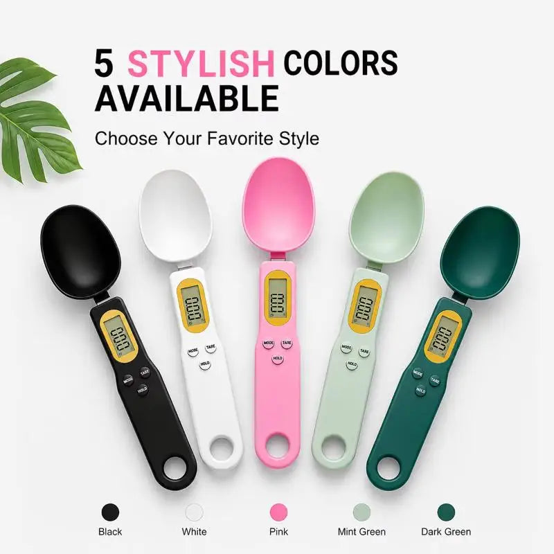 1 Digital Measuring Spoon Scale Easy Clean LCD Display 0 1- Food