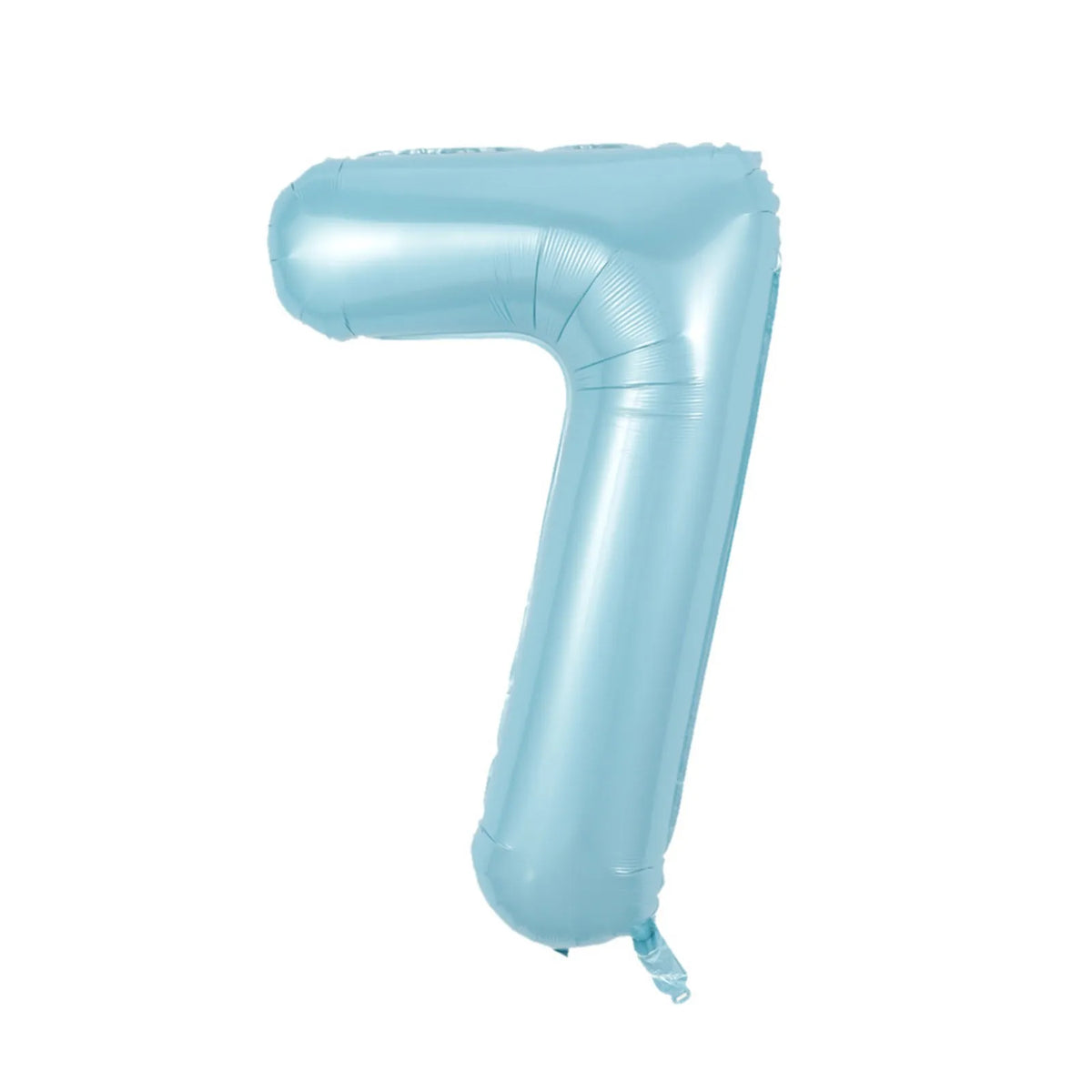 40-Inch Pearl Blue Number Foil Balloon | Party Decoration 0–9