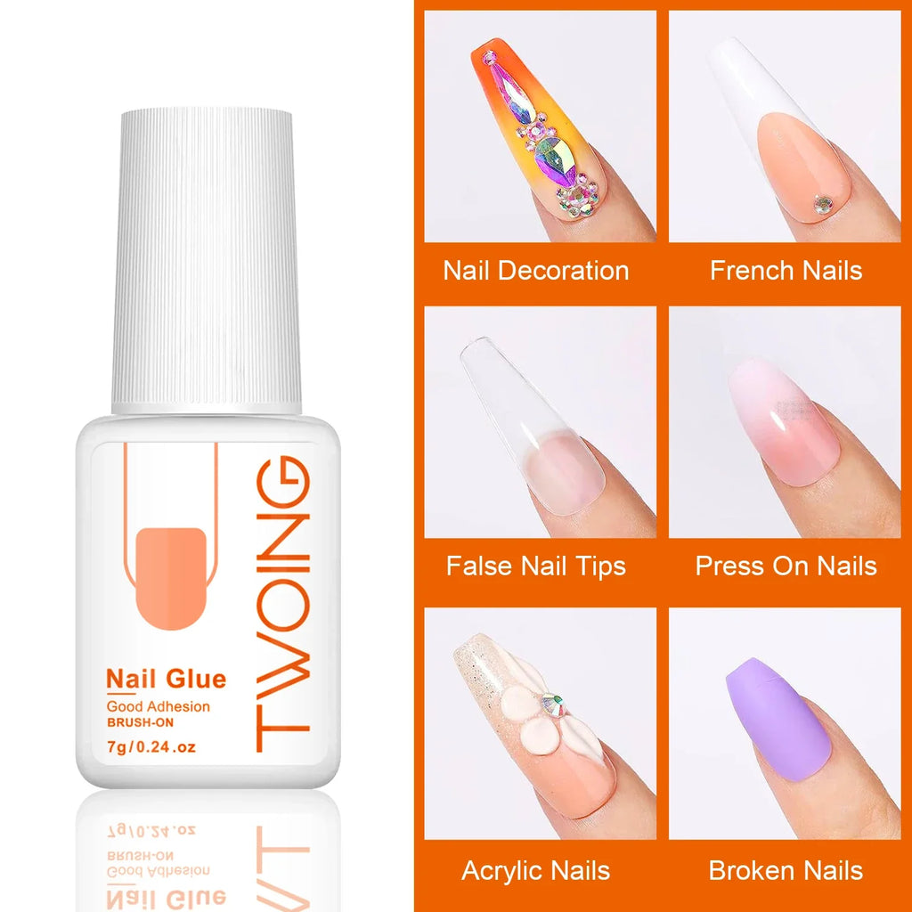 Strong Nail Glue False Tips Acrylic Nails Press Fake Art Decoration