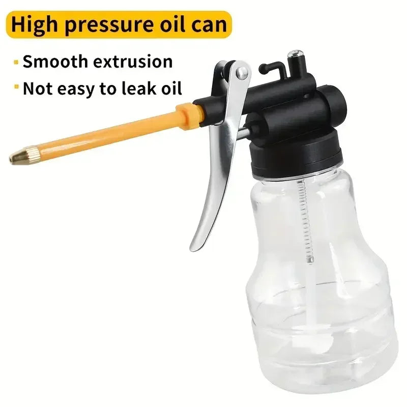 250ml Transparent High-Pressure Pump Oiler – Lubrication Can