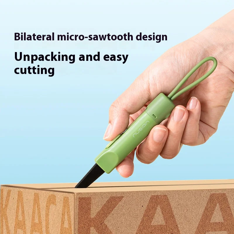 Serrated Utility Knife – Magnetic Portable Box & Letter Cutter