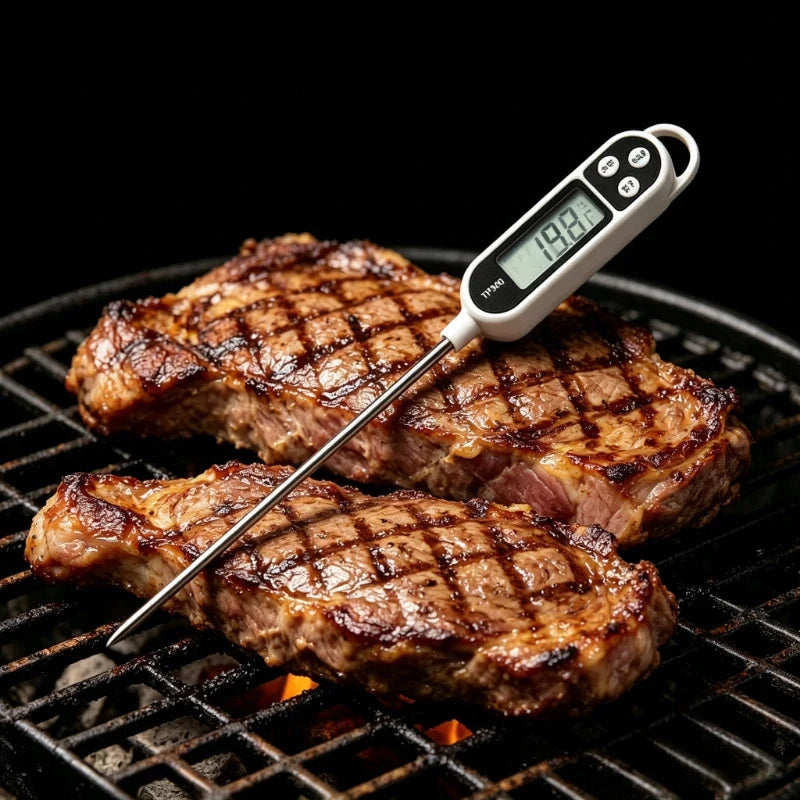 Digital Kitchen Thermometer LCD Display TP300 Electronic Food