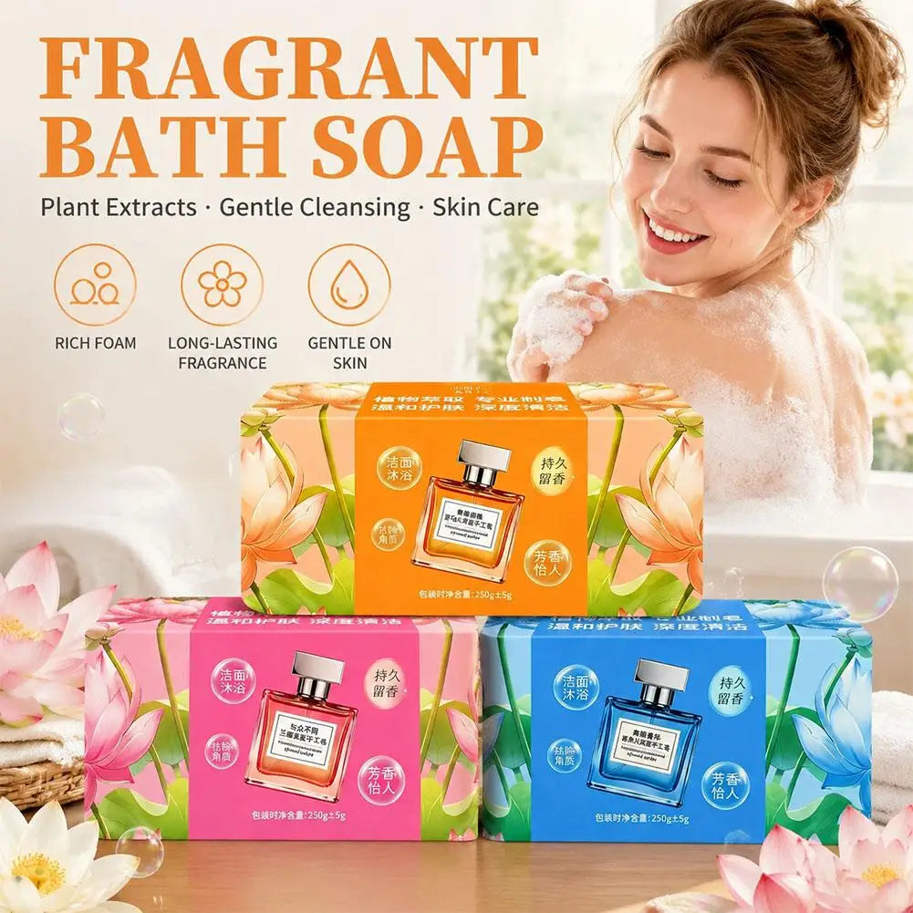 FRAGRANCE Facial Soap Body Odor Face Wash Foam Cleanser Moisturizing