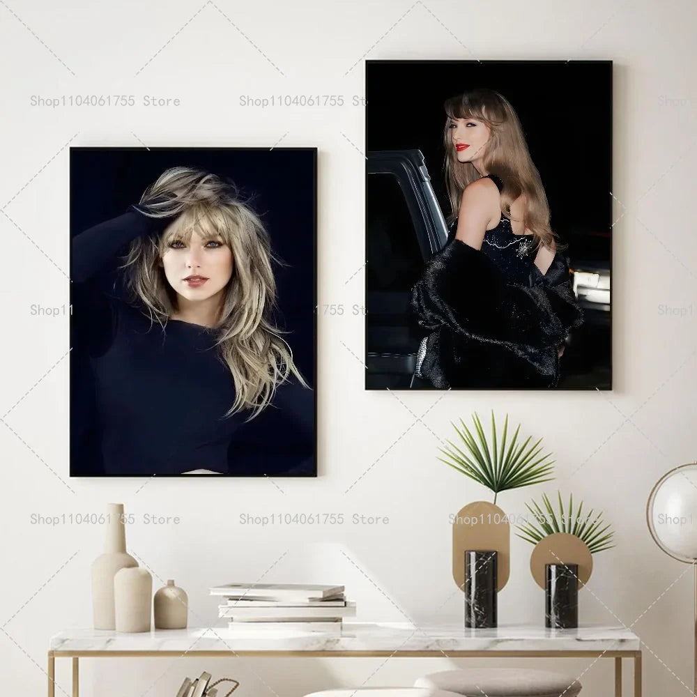 Singer T-Taylors Wall Poster – Self-Adhesive Waterproof Sticker
