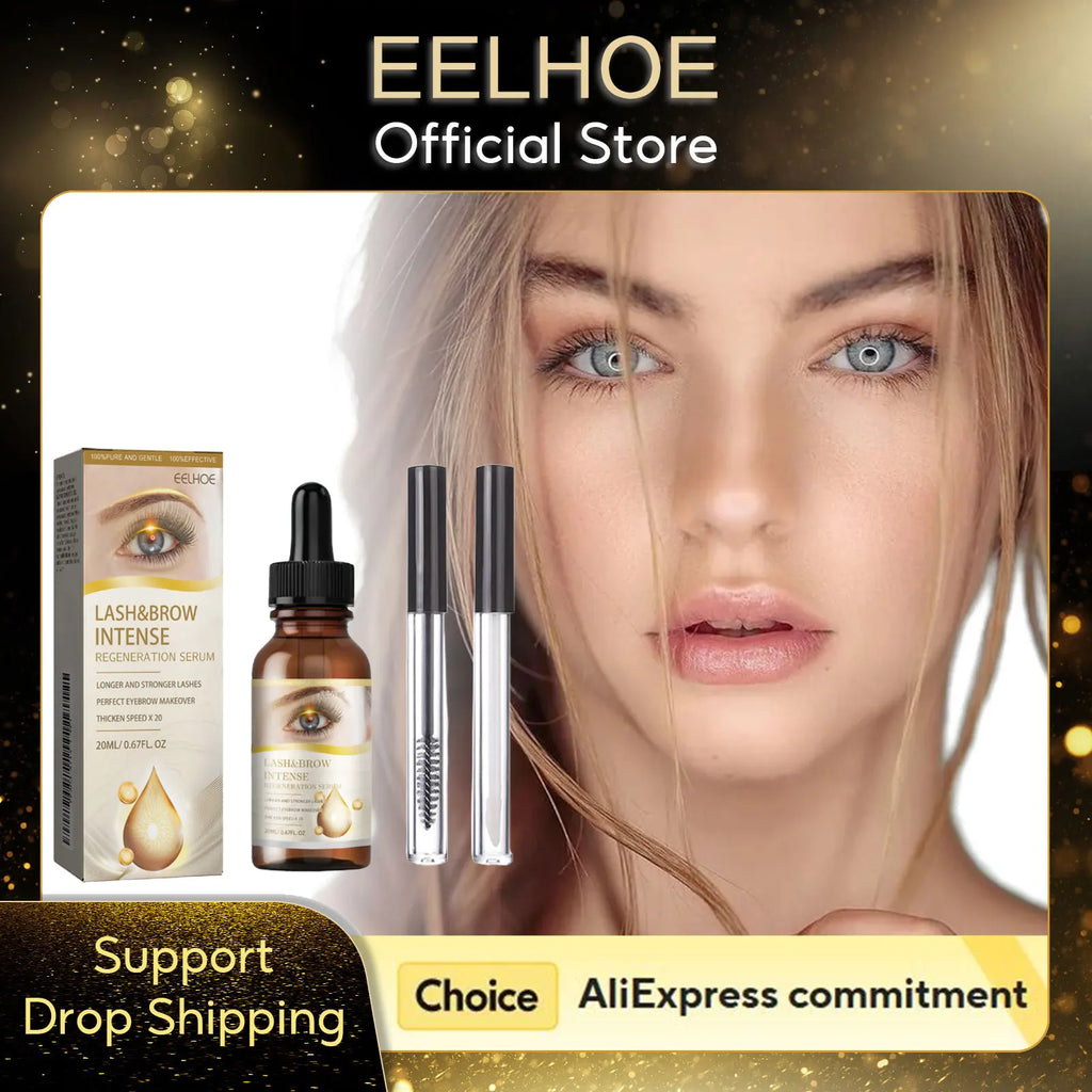 EELHOE Eyelash Growth Serum – Longer Thicker Curled Lashes 20ml