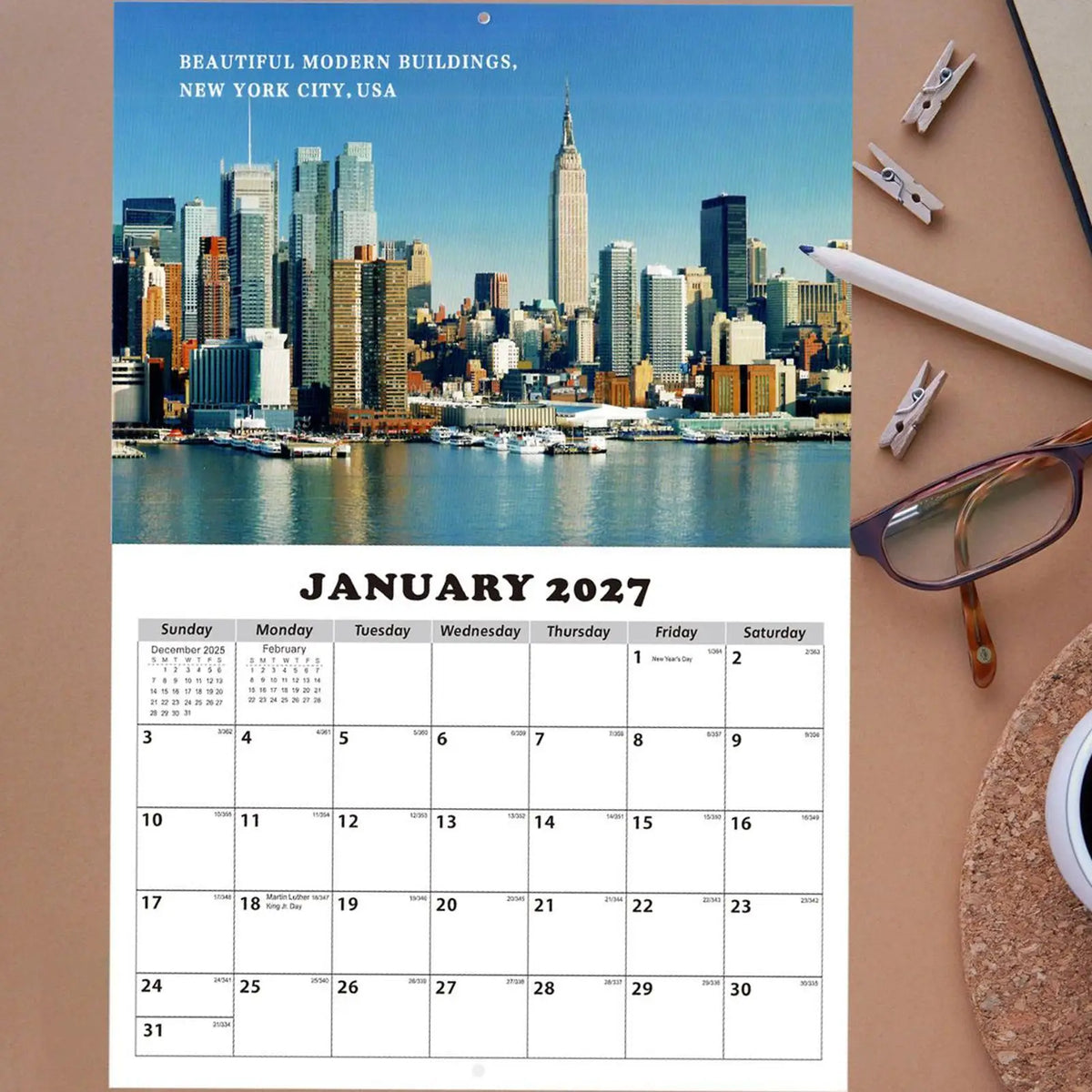 2026 Landscape Calendar Beautiful Monthly Wall Schedule Appointment