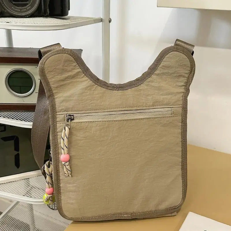 Minimalist Crossbody Water Bottle Bag | Nylon Shoulder Pouch