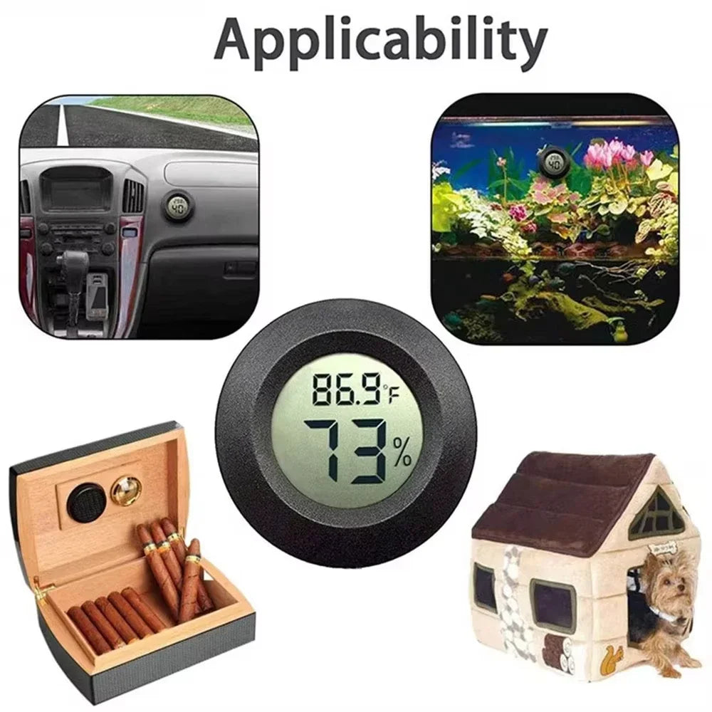 LCD Digital Thermometer Hygrometer Indoor Room Electronic Temperature