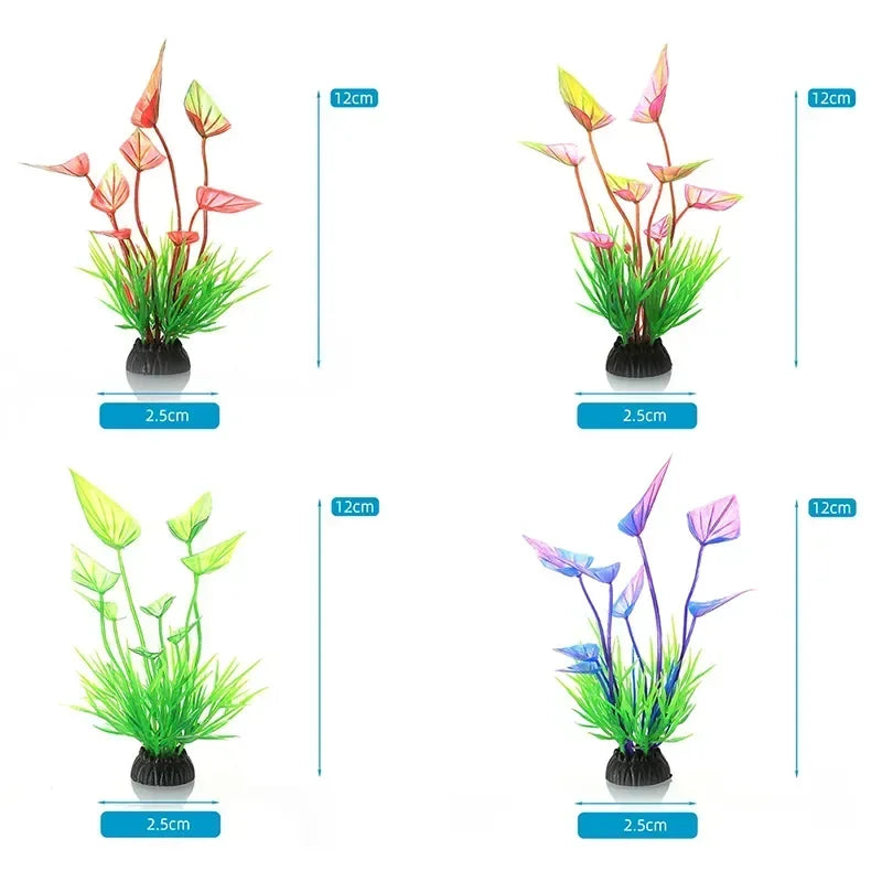 Glowing Artificial Anemone Aquarium Decoration | Silicone Plant