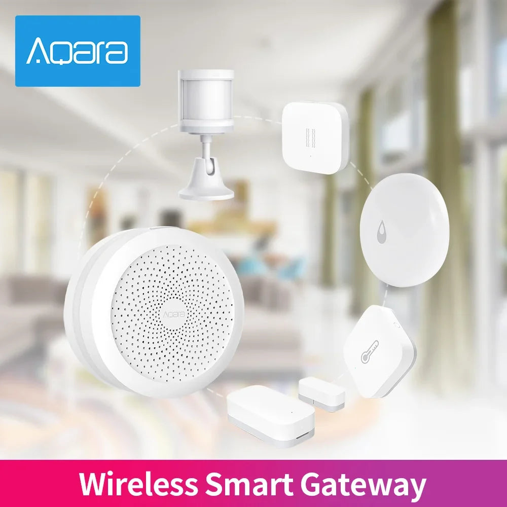 Aqara Smart Home Kits Zigbee Gateway Hub M1S Wireless Switch Lamp