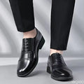 Men's Lace-Up Business Dress Shoes | Round Toe, Sizes 3–12.5