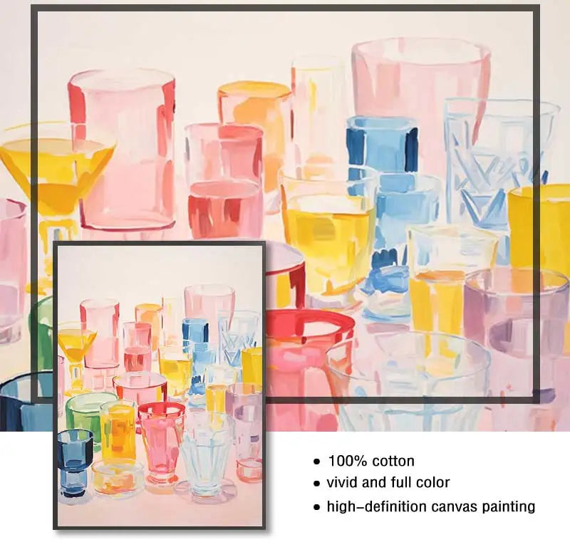 Popsicle Canvas Wall Art Print | Kitchen & Dining Room Decor
