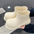 Lorilury Women's Waterproof Ankle Rain Boots – Wide Fit EVA