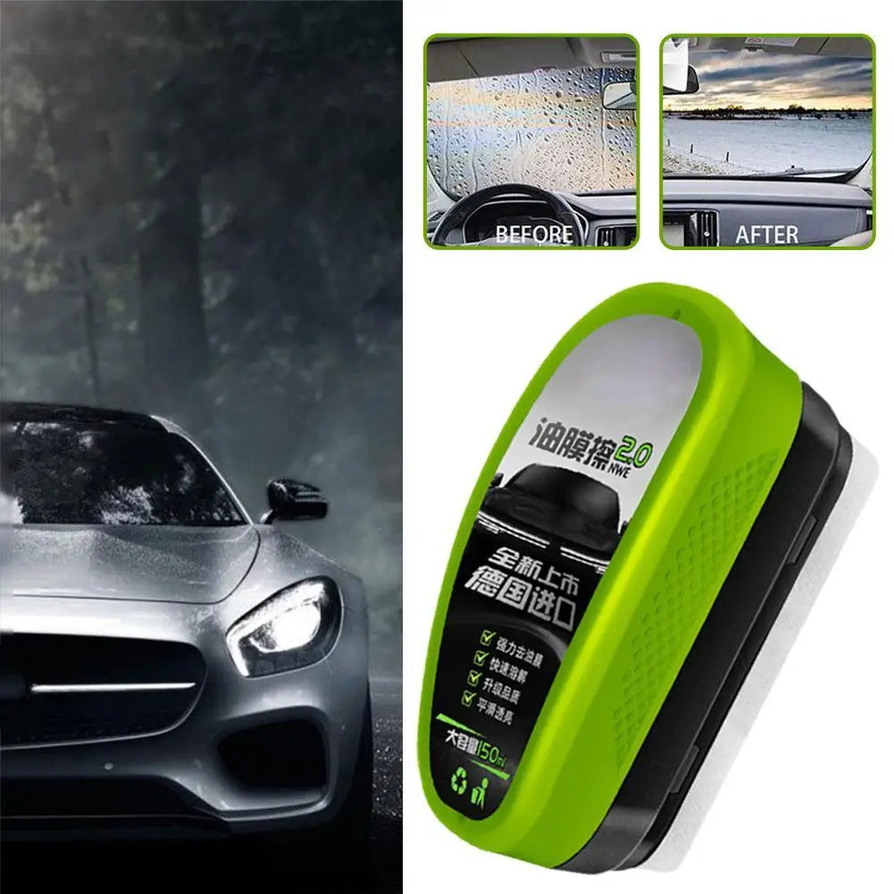 1 Automotive Car Oil Film Cleaning Brush Glass Remover Window