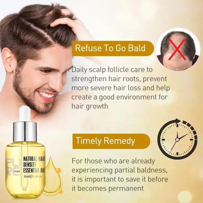 PURC Ginger Hair Oil – Nourish, Smooth & Repair Dry Hair 35ml