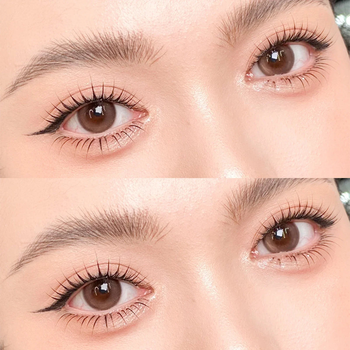 Korean U-Shape Cluster Lashes – Natural Wispy False Eyelashes