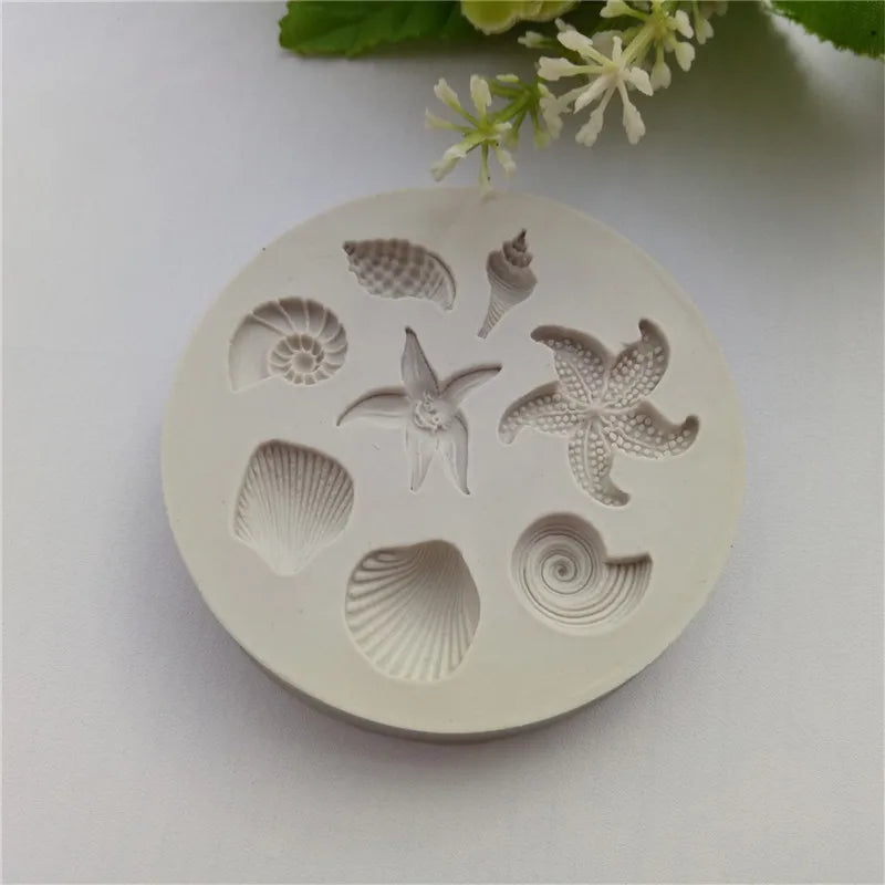 Ocean Seashell Conch Silicone Mold – Chocolate & Cake Baking