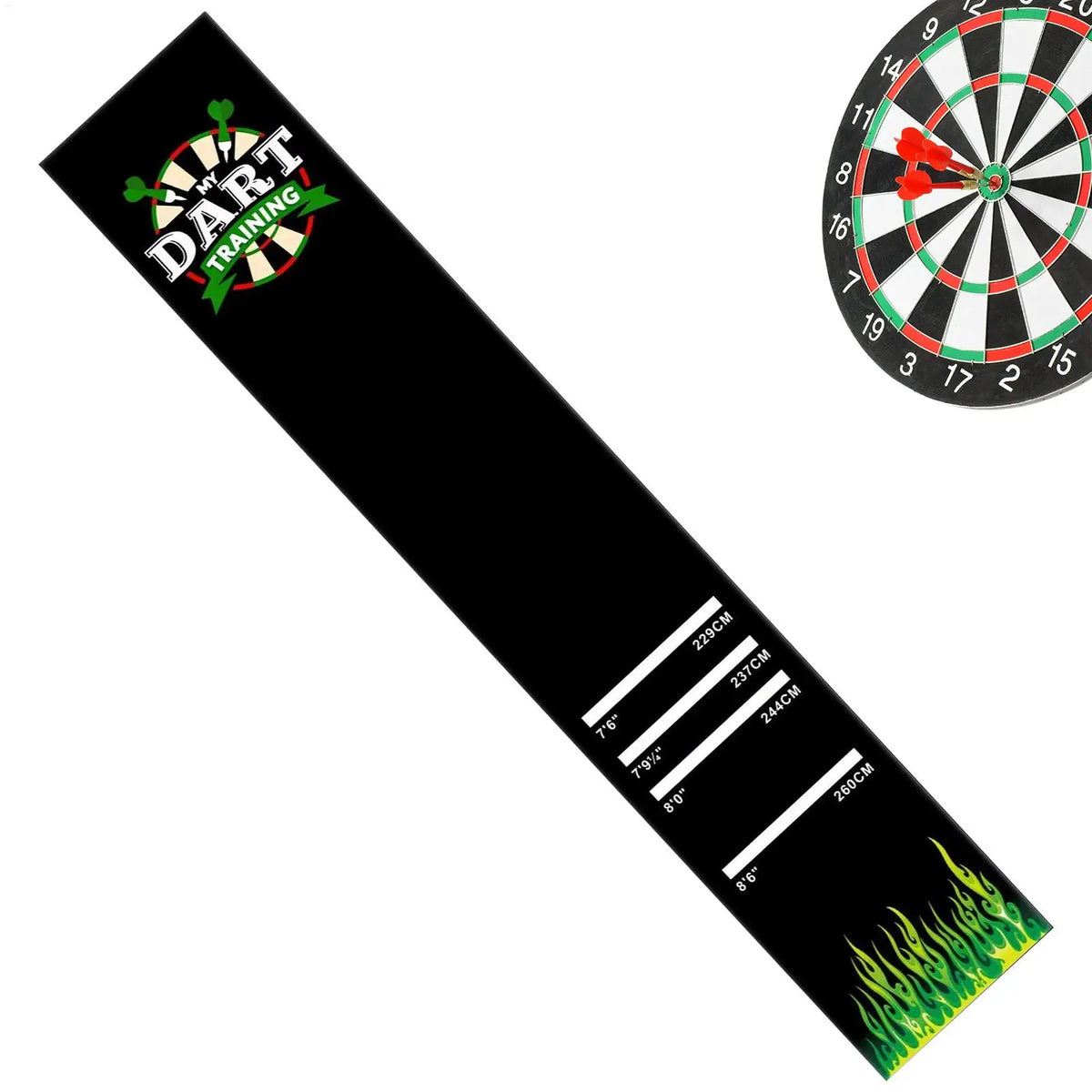 Darts Mat Non-slip Protective Pad Shock Absorbing 4 Throw Distances