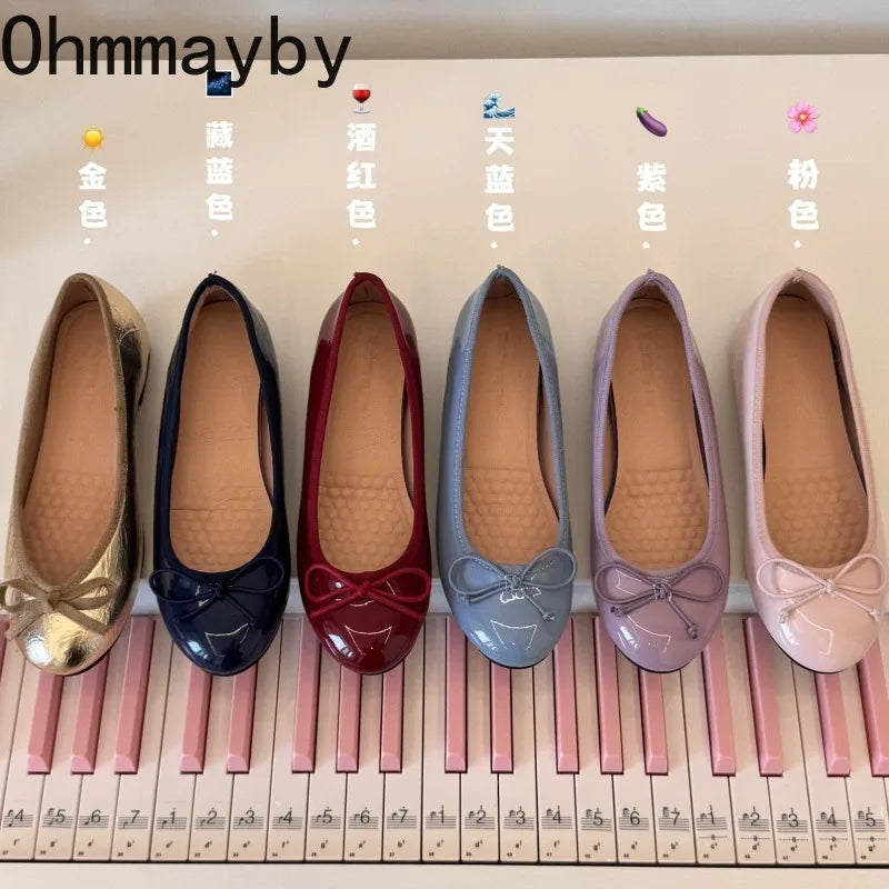 Women's Mary Jane Ballet Flats – Soft Slip-On Dress Shoes