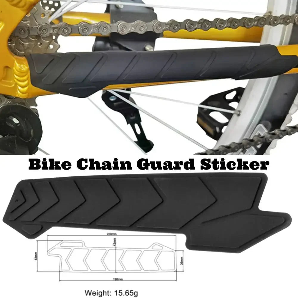 Silicone Bike Chain Guard Sticker – MTB & Road Frame Protector