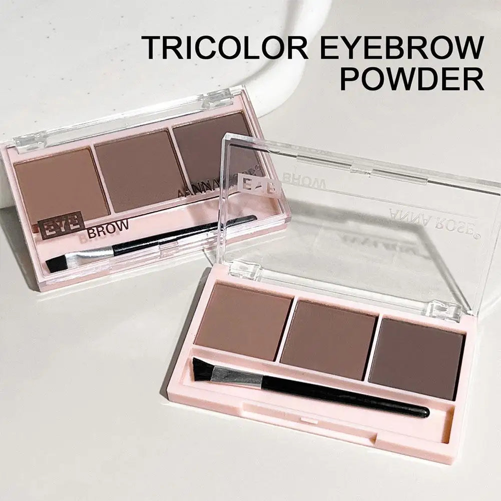 3-Color 3D Eyebrow Powder – Waterproof & Long-Lasting