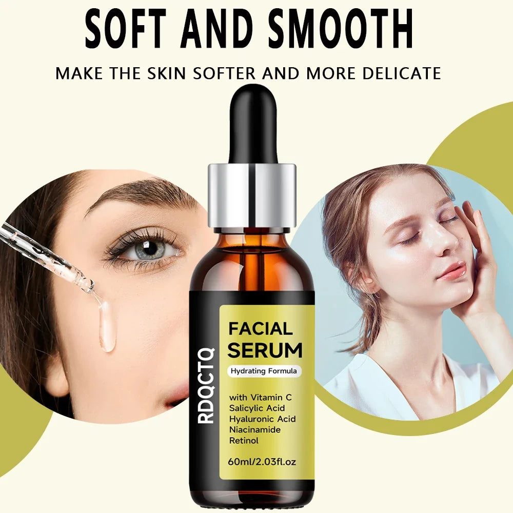 Vitamin C & Hyaluronic Acid Facial Serum – Niacinamide & Retinol