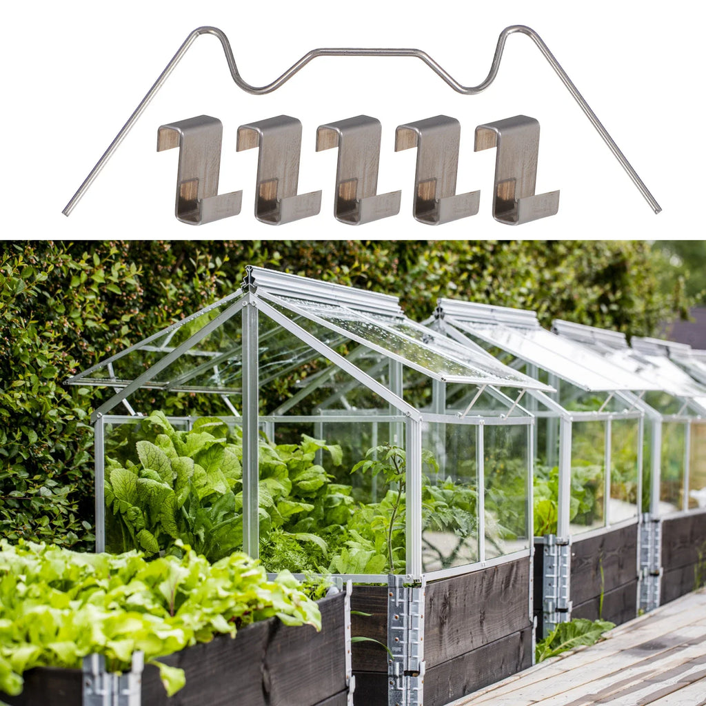 Greenhouse Glass Clamps Stainless Steel Clip Frame W Clips Fixing