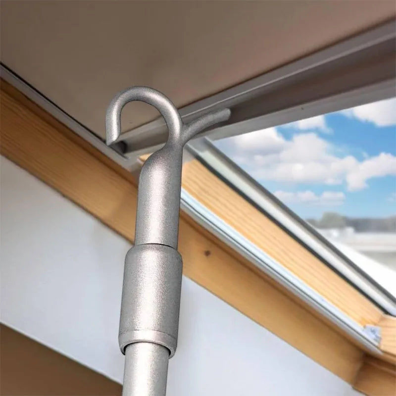 Telescopic Curtain Pull Rod 30–60cm | Aluminum Window Opener Pole