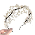 Korean Sweet Crystal Hair Bracelet Fresh Retro Weaving Beads Unique
