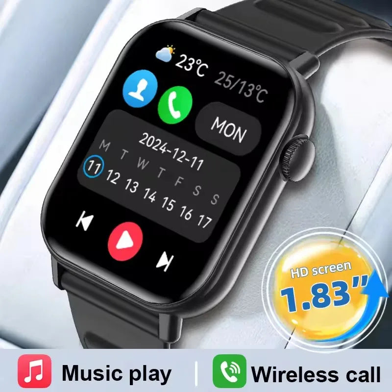 2026 Smart Watch Men Sports Fitness Bluetooth Call Heart Rate Sleep