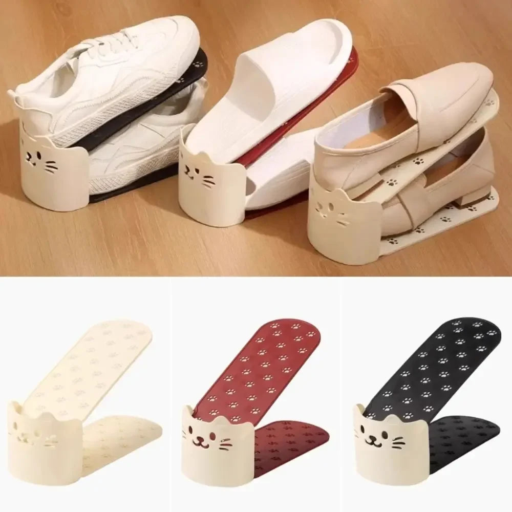 2026 Adjustable Shoe Rack Solid Double Layer Organizer Durable Space